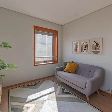 3C Apartamento A 5 Min Da Praia Em Frente Ao Metro Matosinhos  Exterior foto