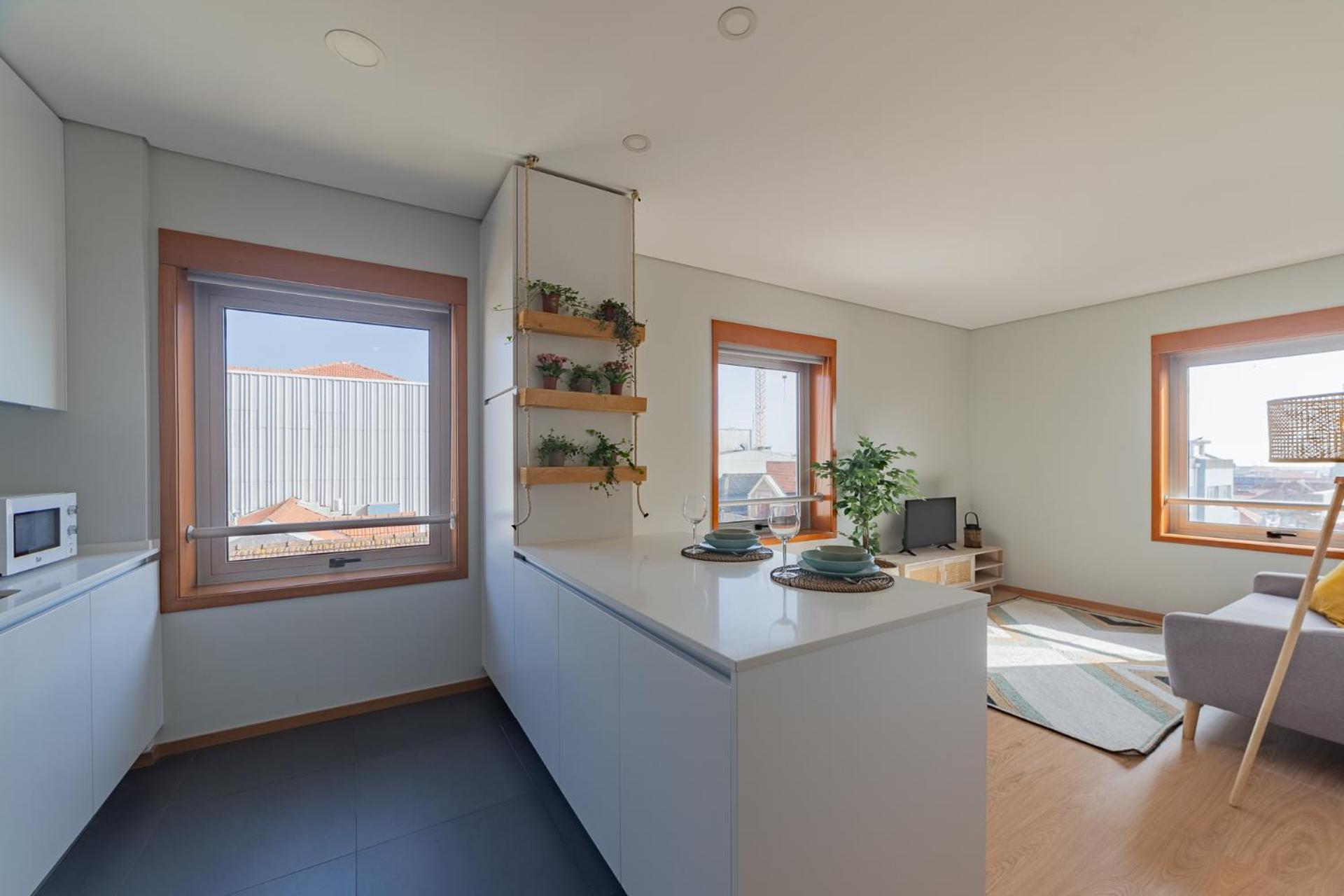 Apartment 3c A 5 Min Da Em Frente Ao Metro Matosinhos (Porto)